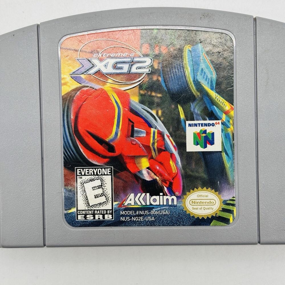 Extreme XG2 Racing Nintendo 64 N64 Authentic Cleaned Tested Works - Picture 3 of 11